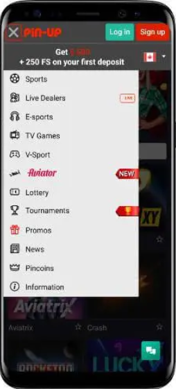Aplicación móvil de casino